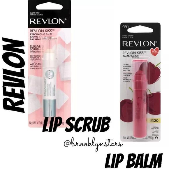 Revlon Lip Scrub & Sweet Cherry Lip Balm - Picture 1 of 2